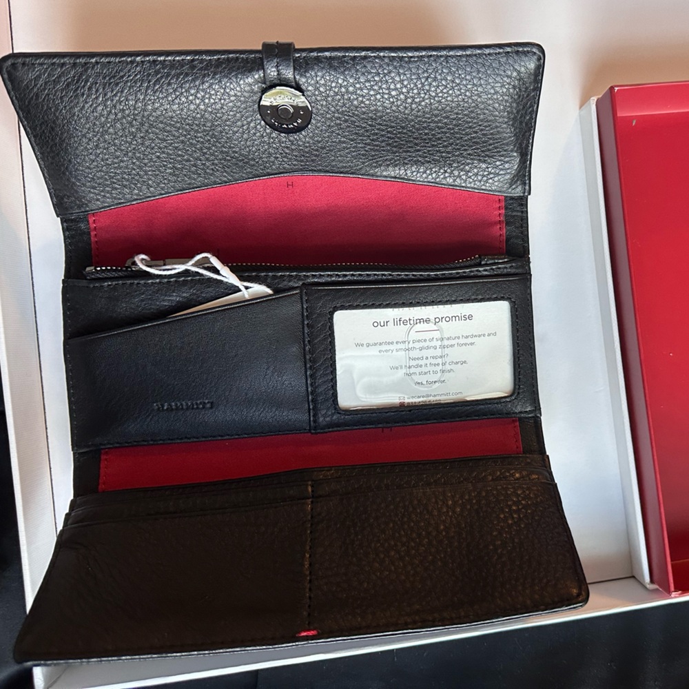 Hammitt wallet Black and Red Leather Accessory